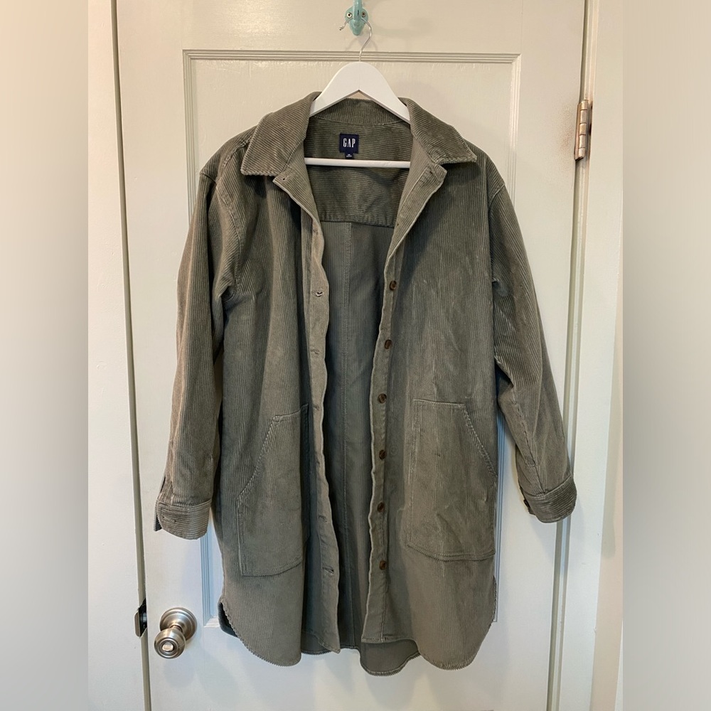 GAP corduroy shacket